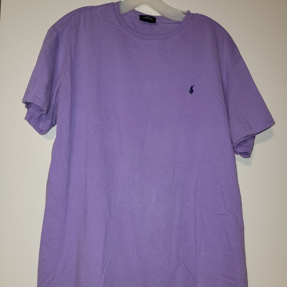 Unisex, Polo T-shirt, purple, size medium - Picture 1 of 7